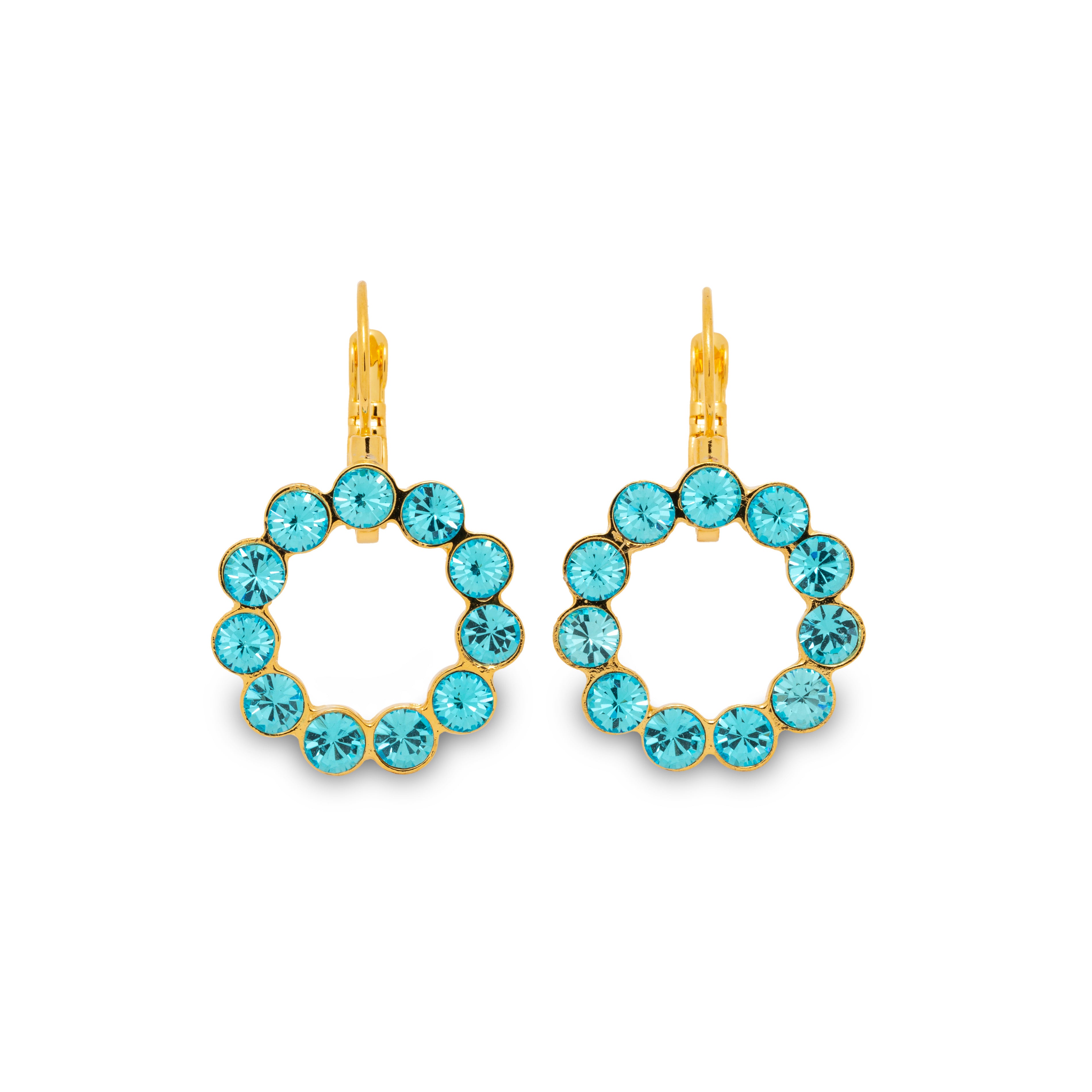 Unique Aqua Statement Earrings Australia French Attic