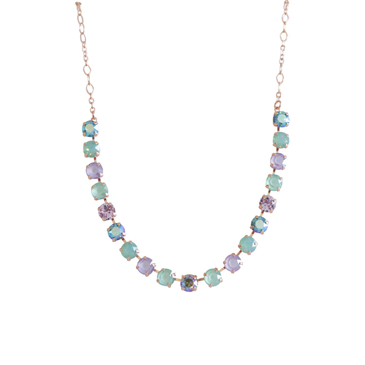 Celine Necklace Mint and Lilac