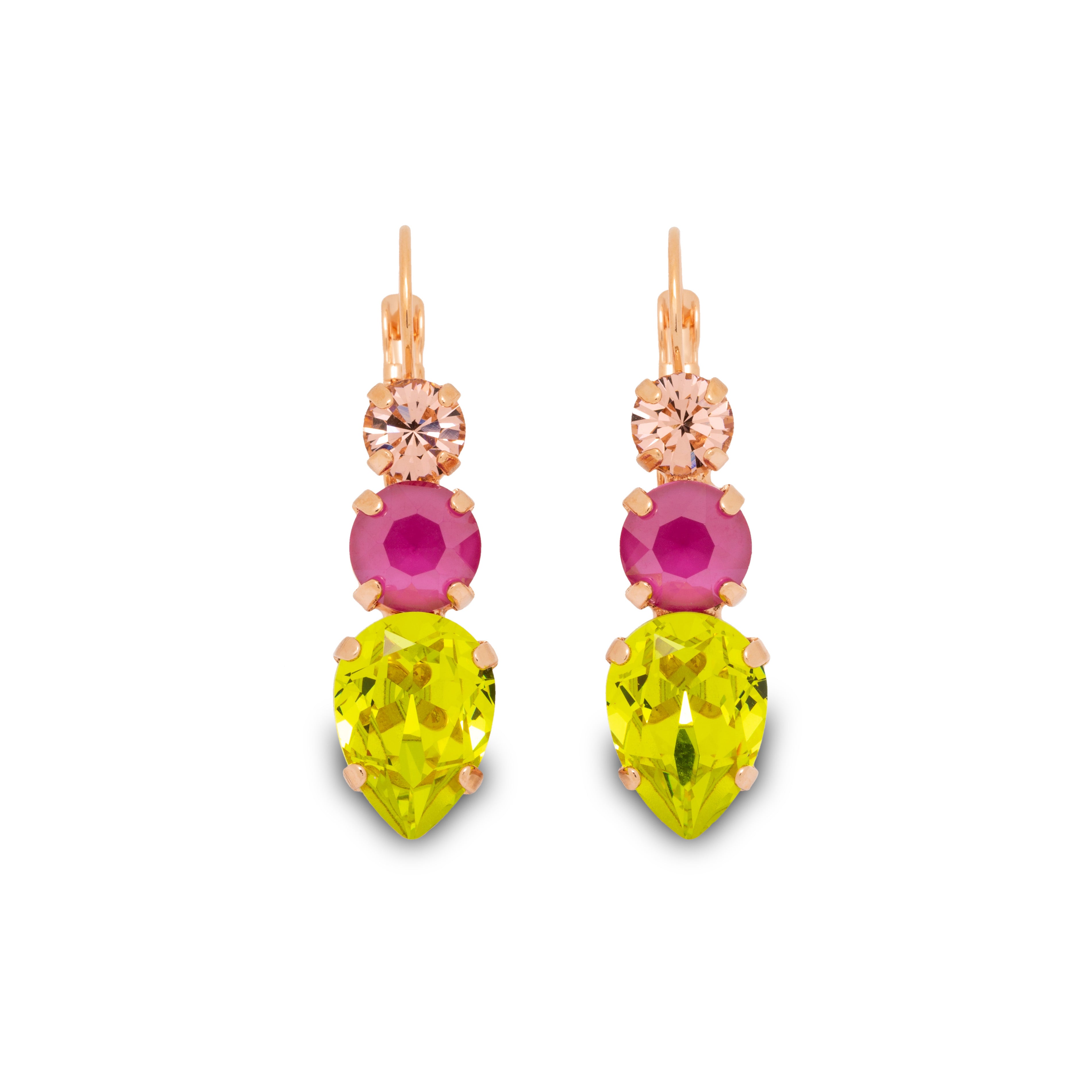 Citrus Lime Green Statement Earrings Australia French Attic