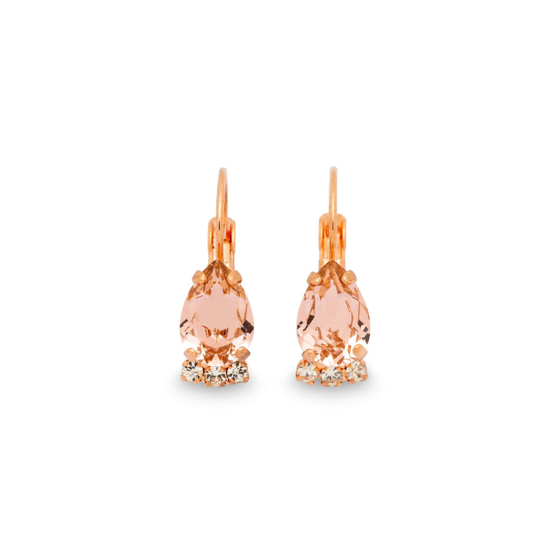 Clementine Vintage Rose Earrings