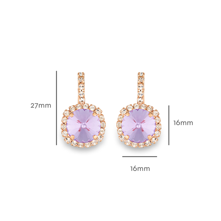 Rosalie Earrings Violet