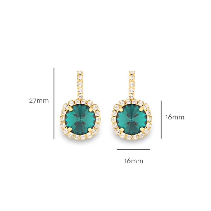Rosalie Emerald Earrings
