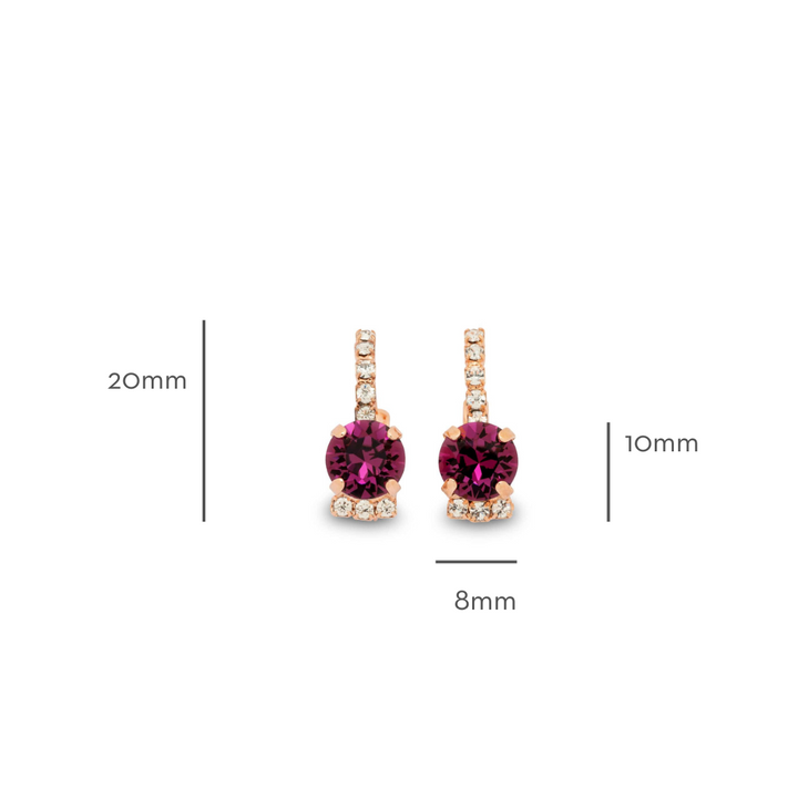 Adelaide Amethyst Earrings