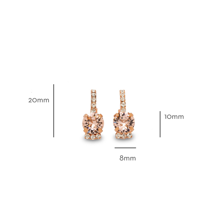 Adelaide Vintage Rose Earrings