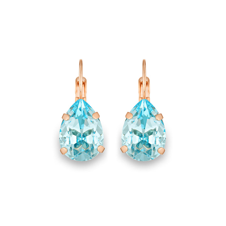 Adele Aqua Blue Crystal Earrings