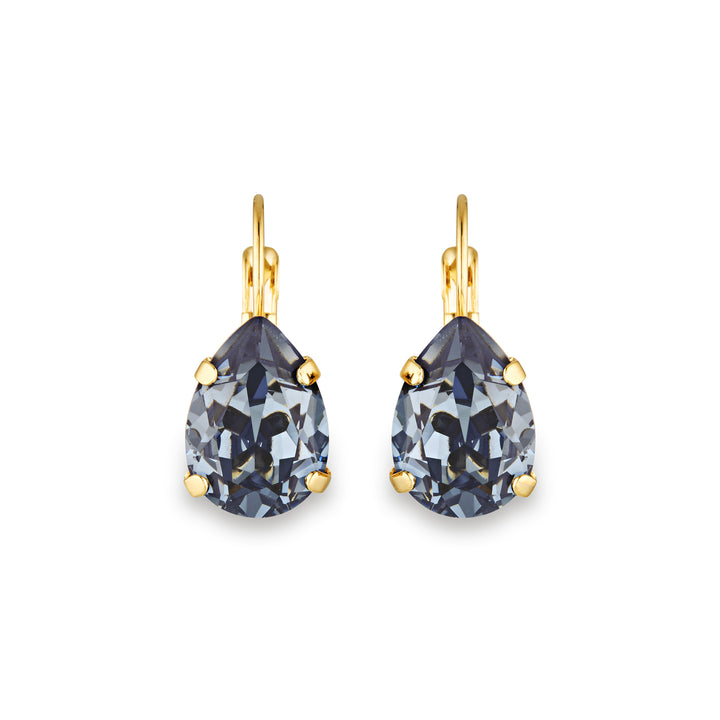 Adele Denim Blue Crystal Earrings