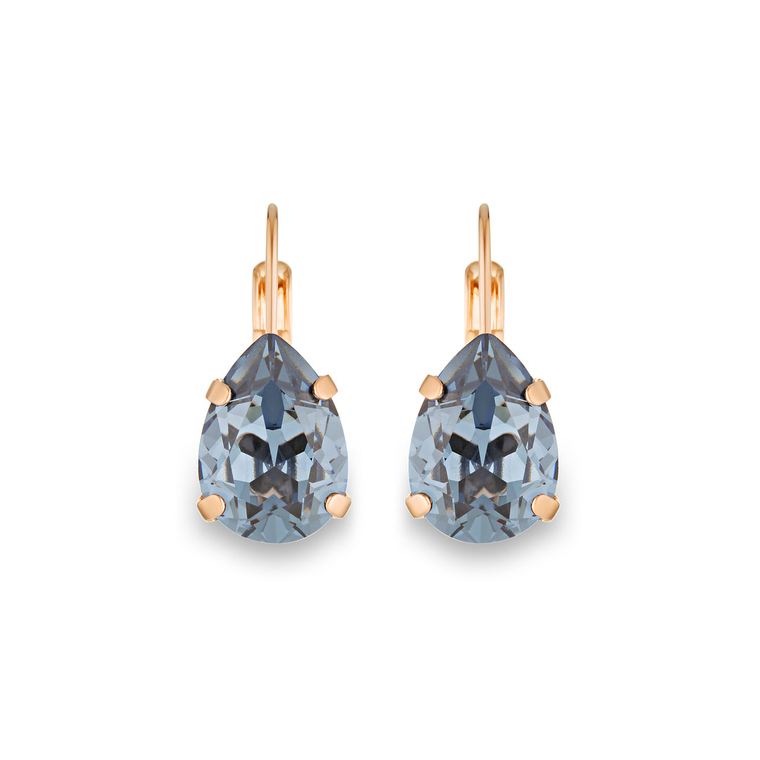 Adele Denim Blue Crystal Earrings