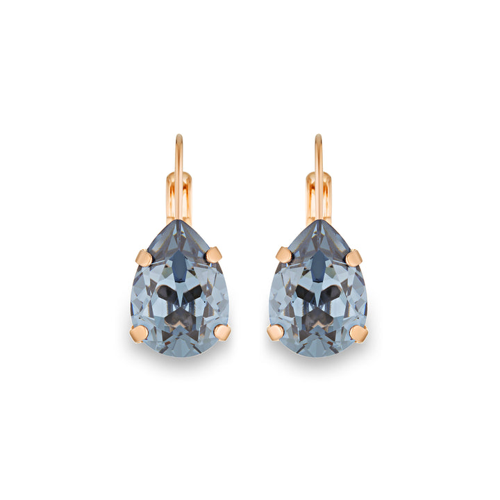 Adele Denim Blue Crystal Earrings
