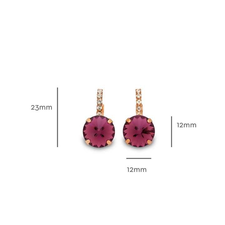Amelie Amethyst Earrings