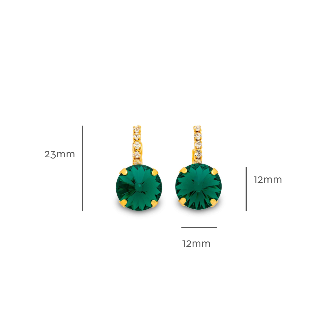 Amelie Emerald Earrings