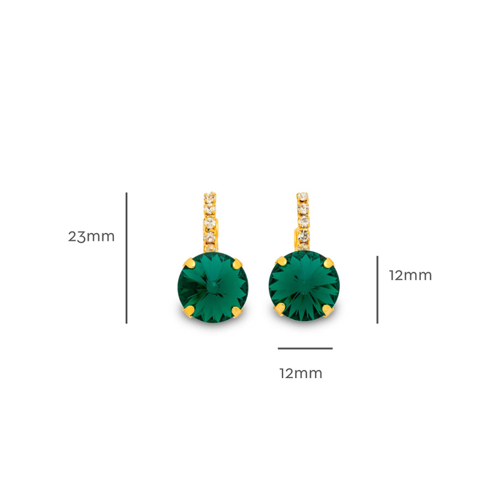 Amelie Emerald Earrings