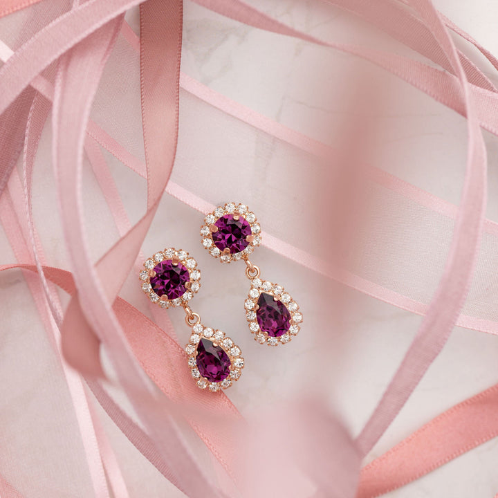 Aria Earrings Amethyst