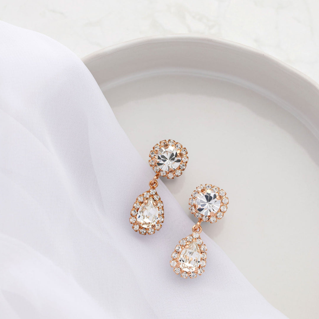 Aria Earrings Crystal