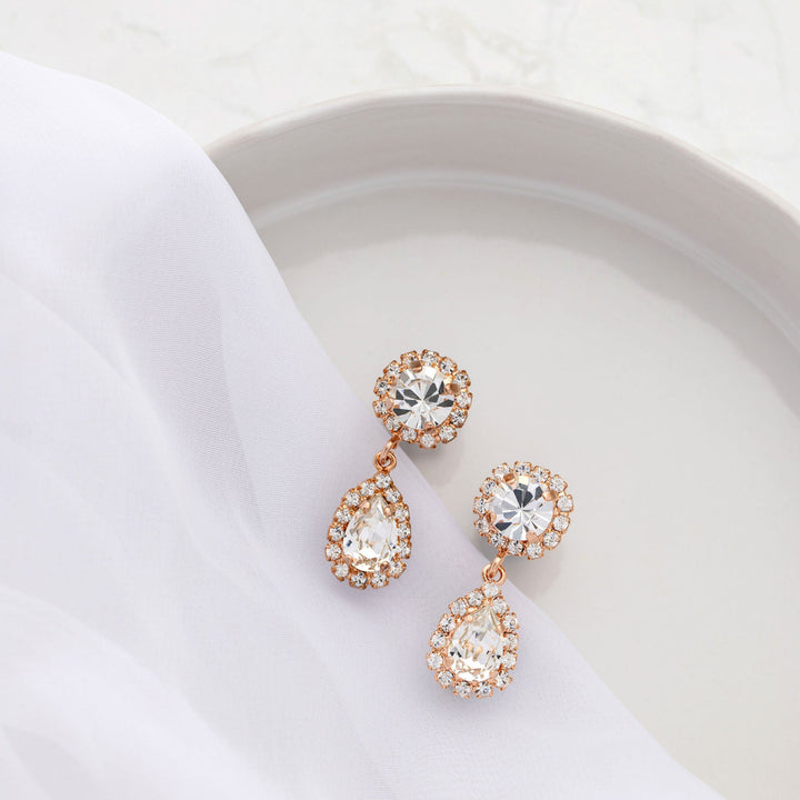 Aria Earrings Crystal