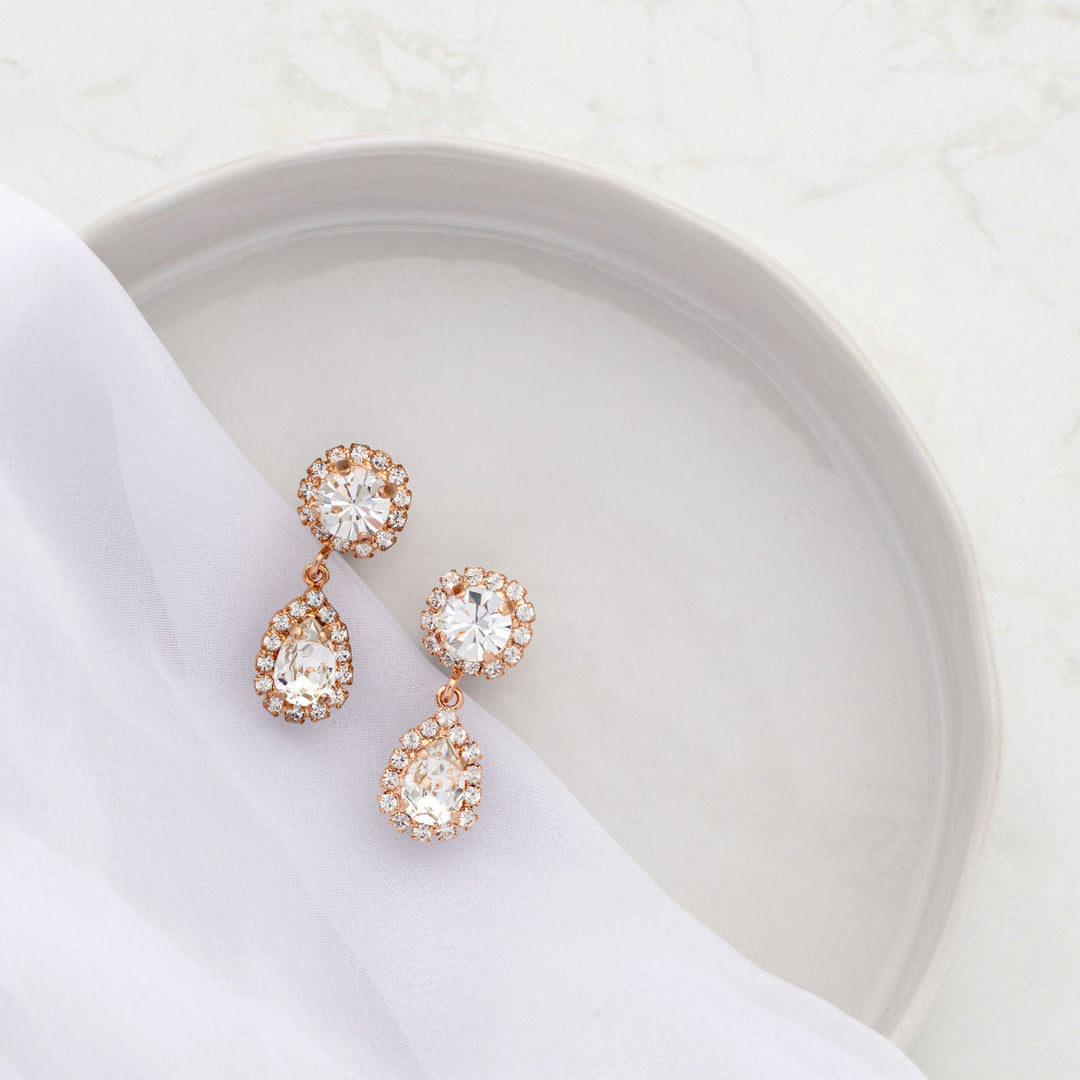 Aria Earrings Crystal