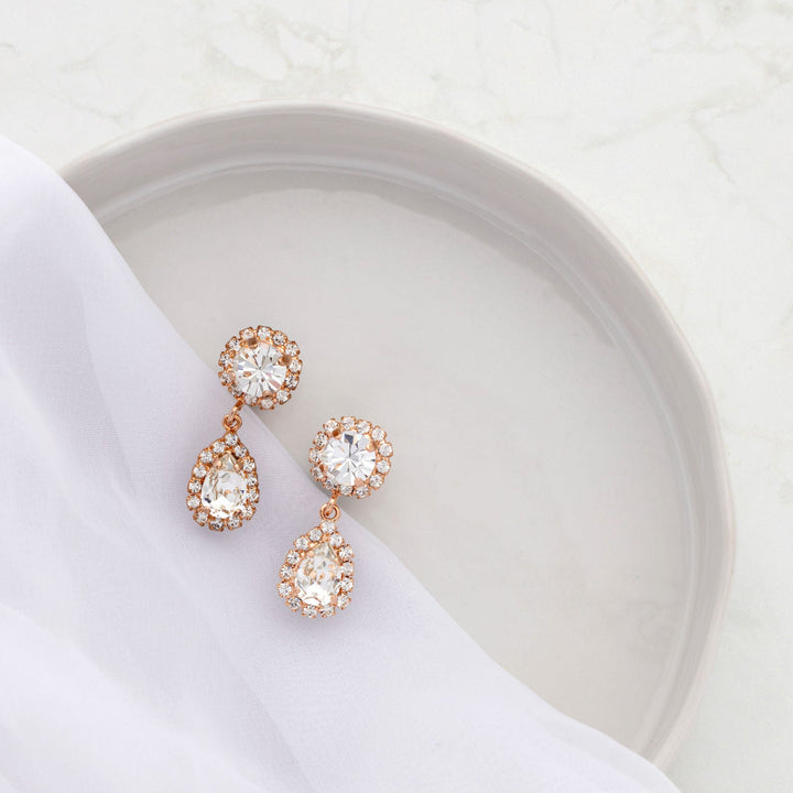 Aria Earrings Crystal