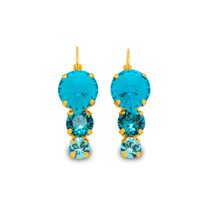Celeste Earrings Dark Aqua