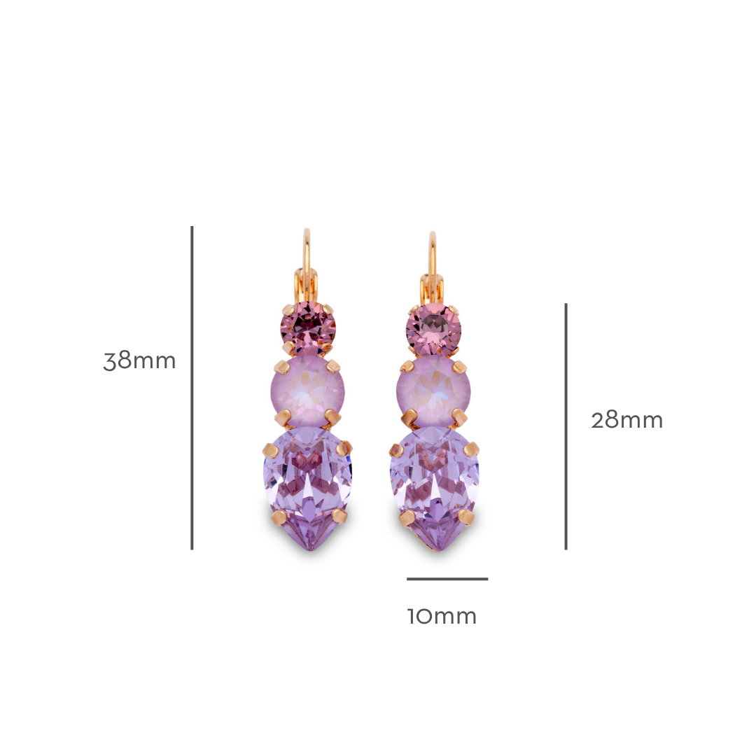 Chanelle Violet Earrings