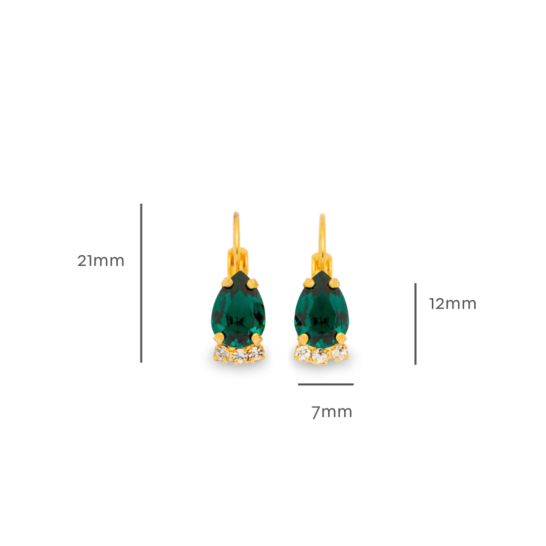 Clementine Emerald Earrings