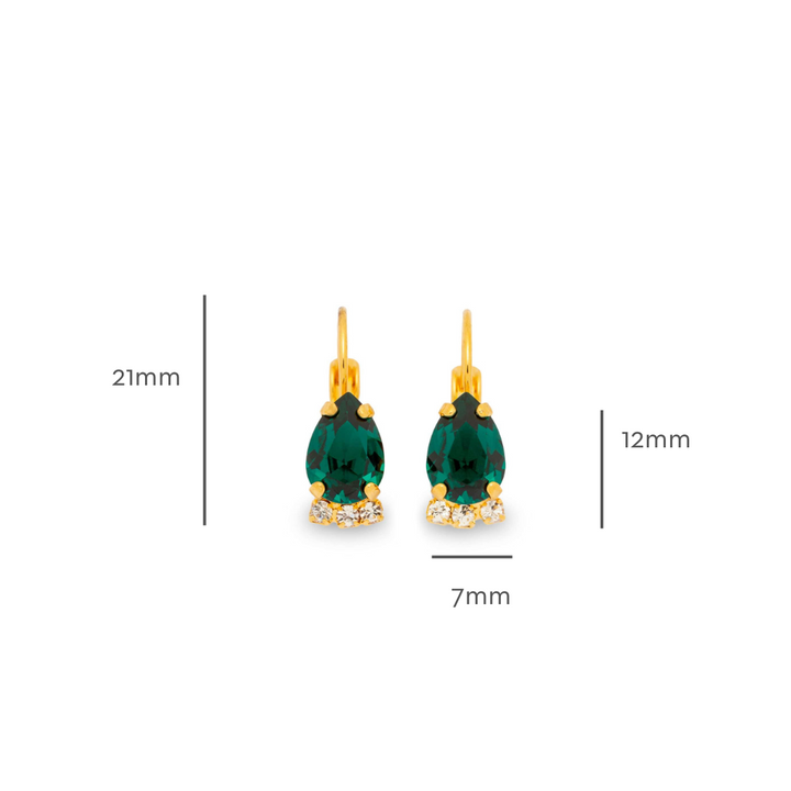Clementine Emerald Earrings