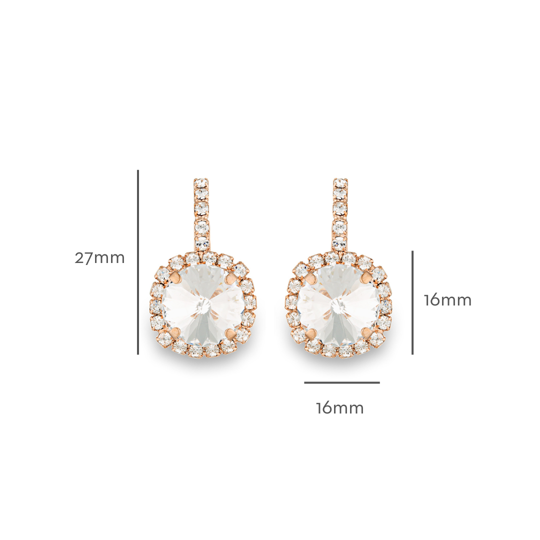 Rosalie Earrings Crystal