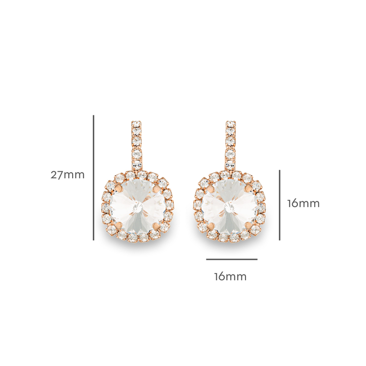 Rosalie Earrings Crystal