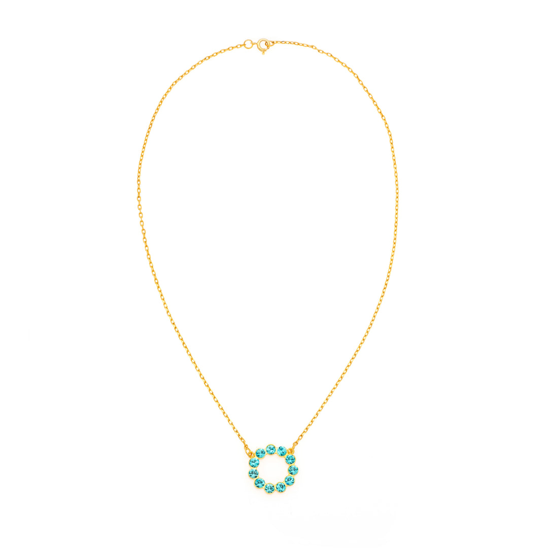 Eloise Necklace Aqua
