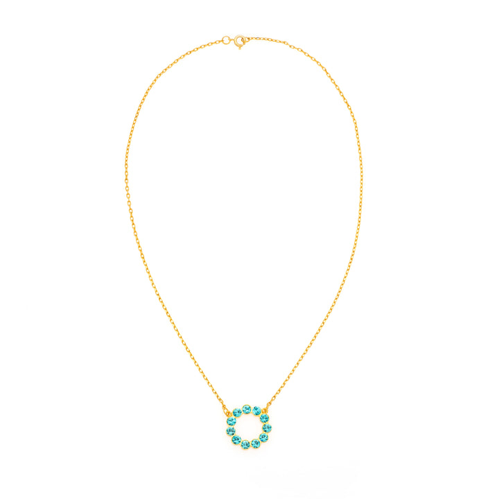 Eloise Necklace Aqua