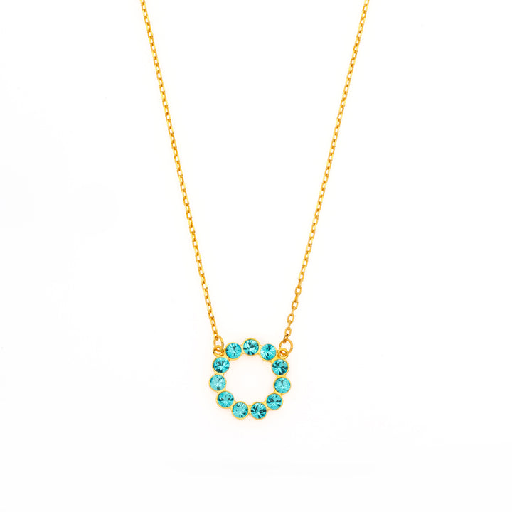 Eloise Necklace Aqua