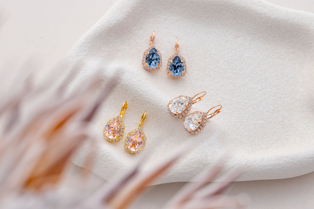 Simone Earrings Vintage Rose