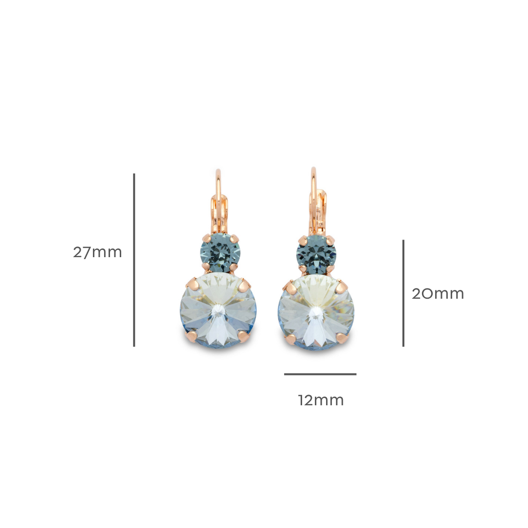 Gisele Earrings Blue Shade