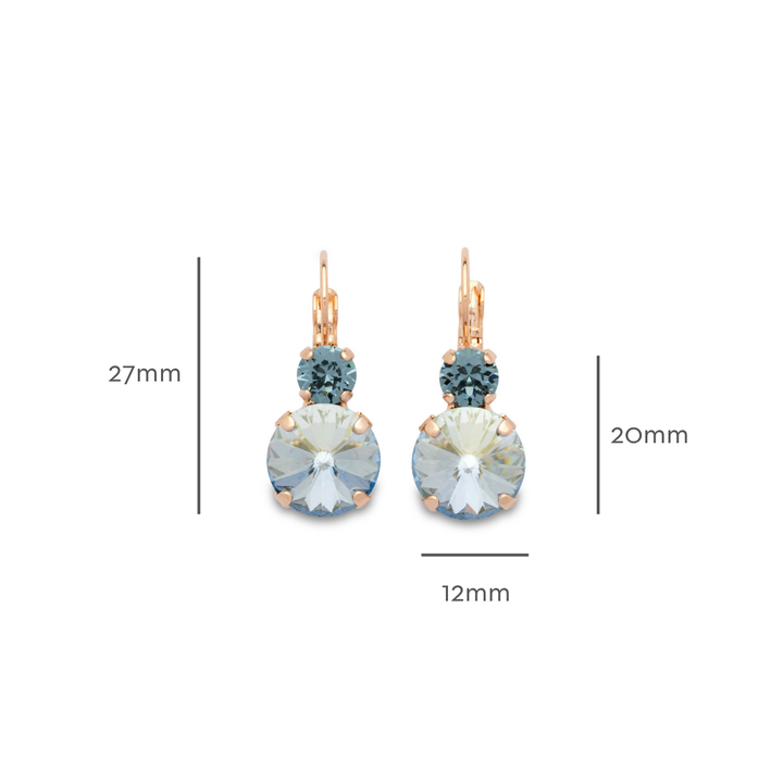 Gisele Earrings Blue Shade