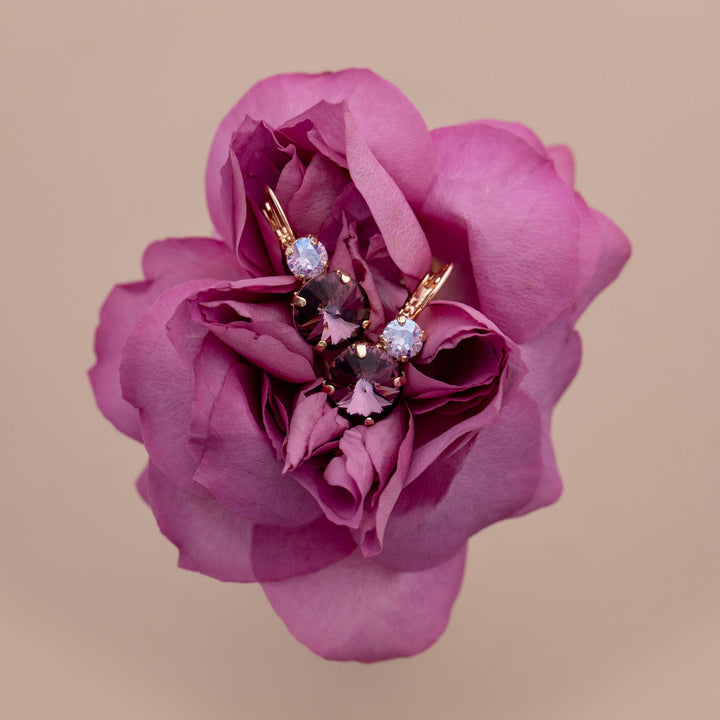 Gisele Earrings Antique Pink