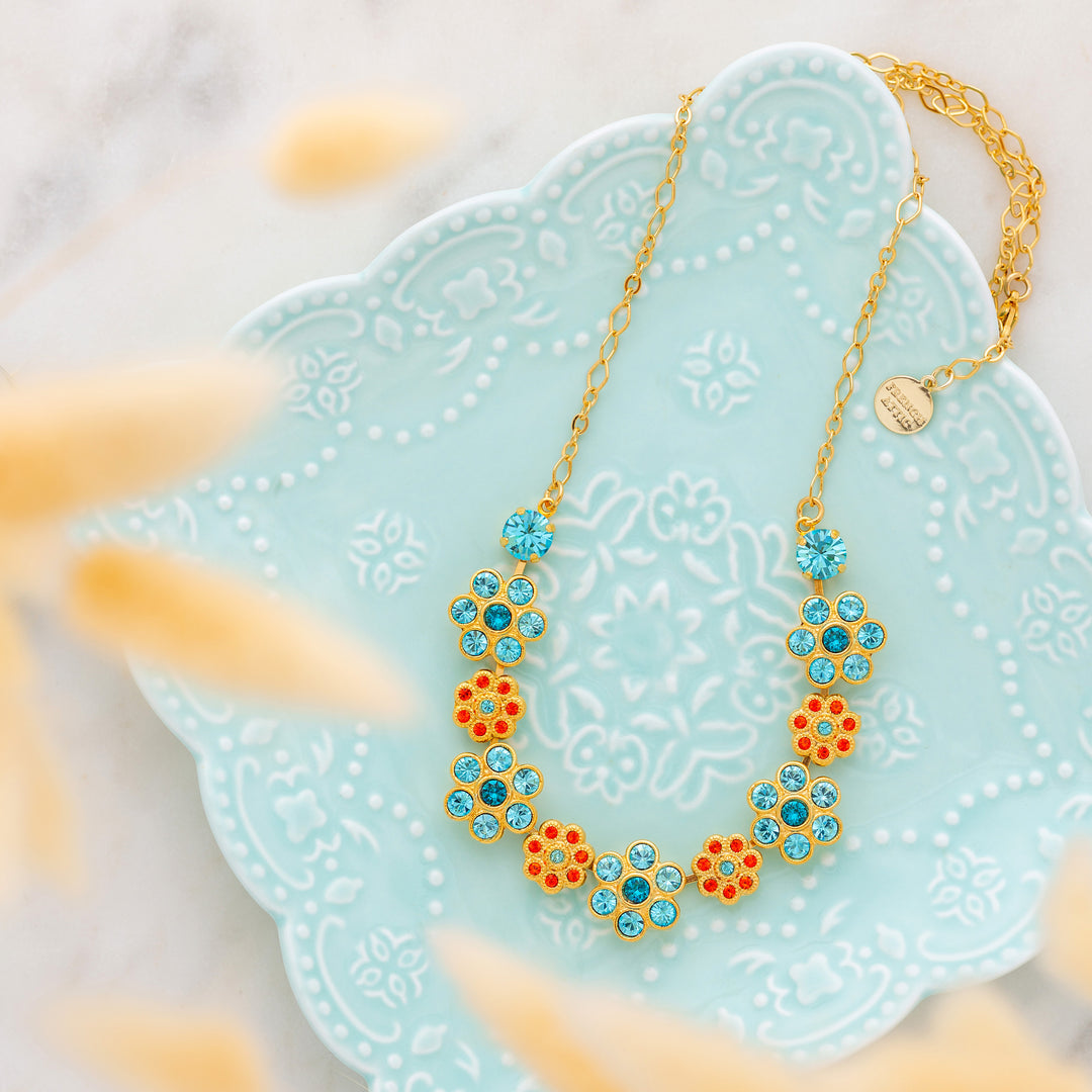 Marielle Necklace Aqua