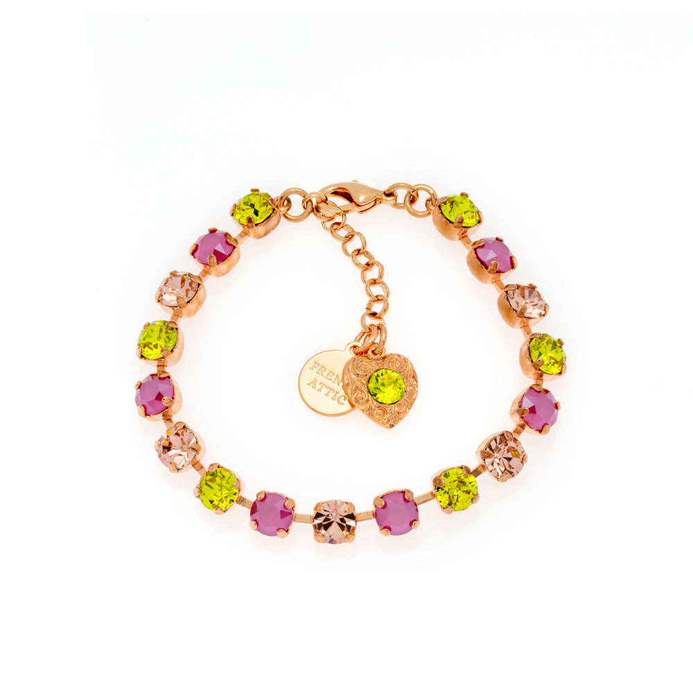 Australian Crystal Bracelet in rose gold plating