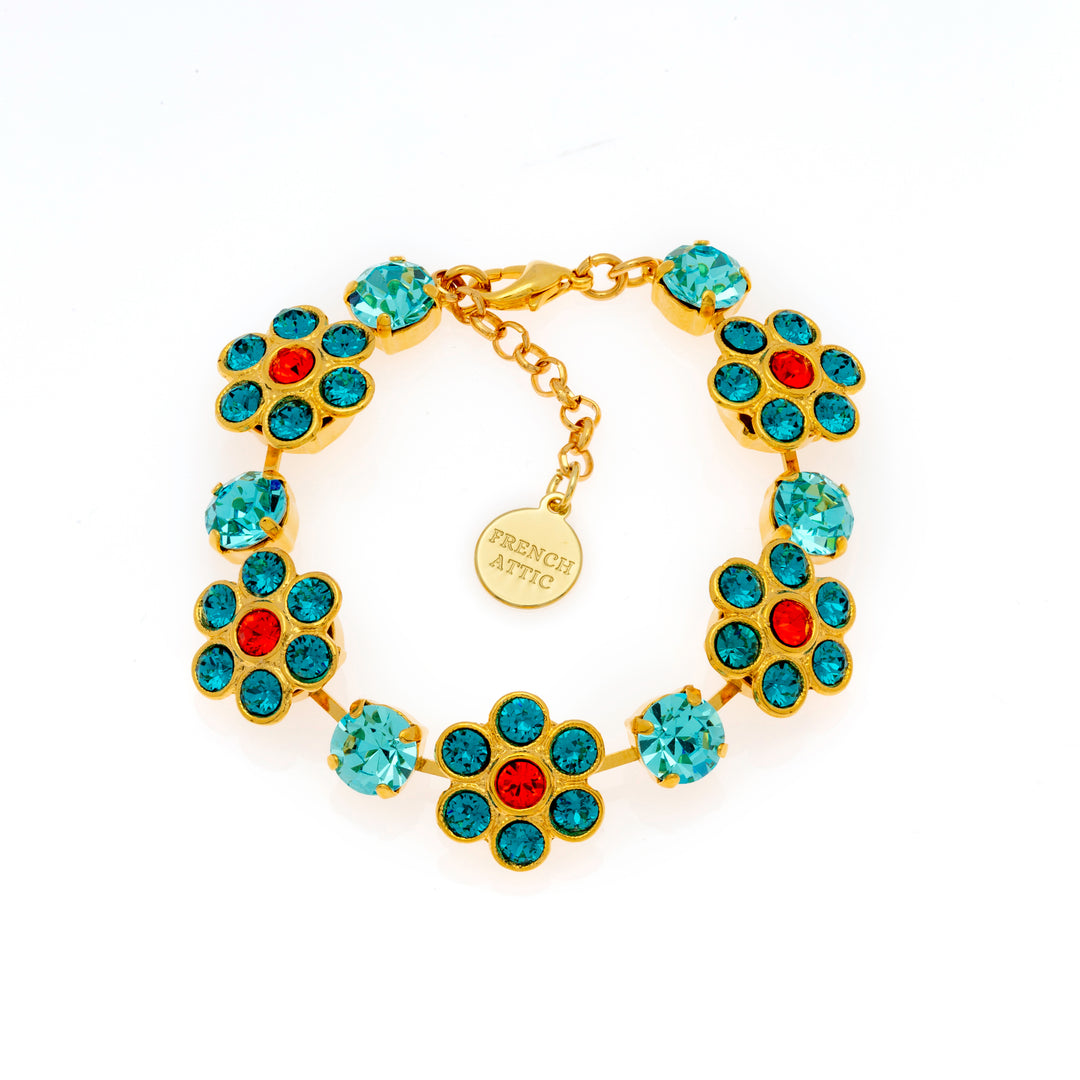 Roselle Bracelet Aqua