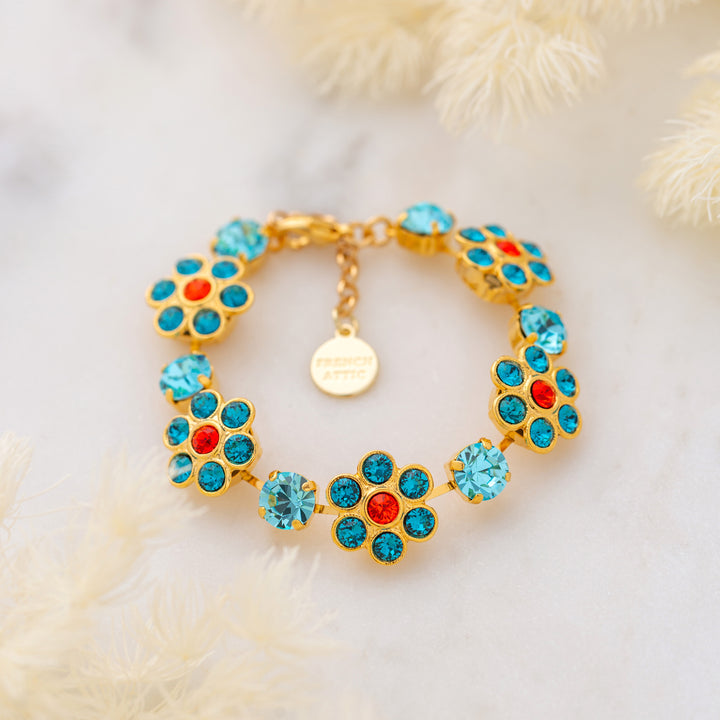 Roselle Bracelet Aqua