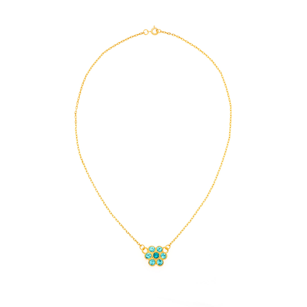 Violette Necklace Aqua