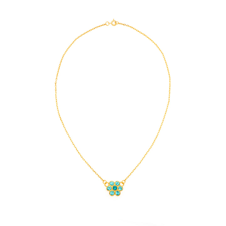 Violette Necklace Aqua