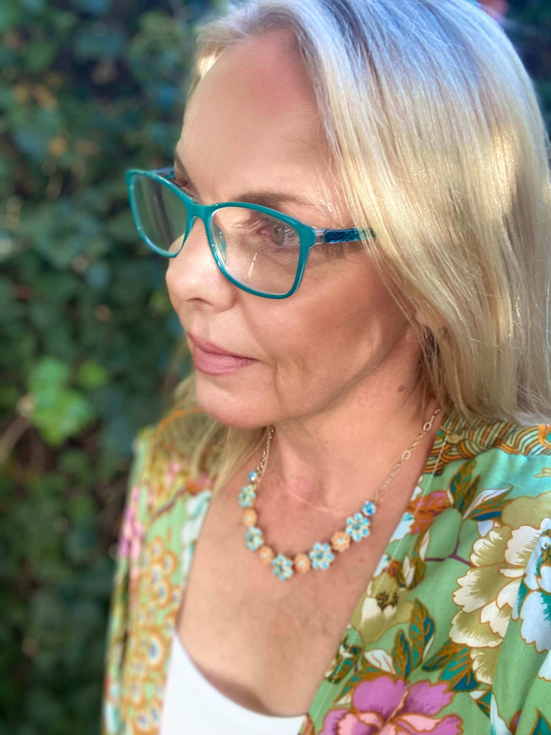 Marielle Necklace Aqua