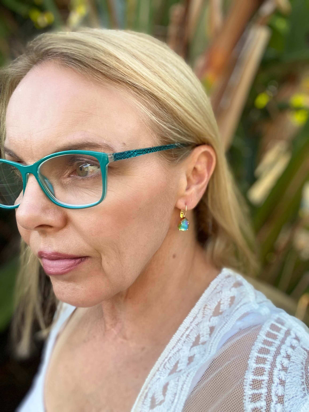 Adele Peridot Shimmer Earrings