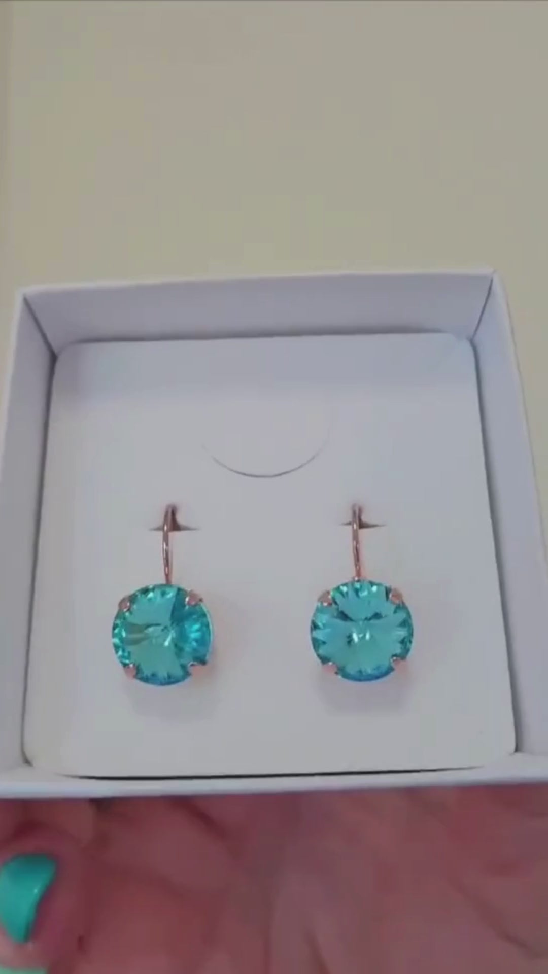 Elise Earrings Light Turquoise